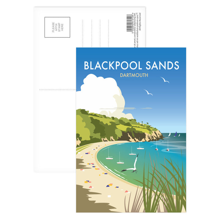 Blackpool Sands, Dartmouth Postcard Pack