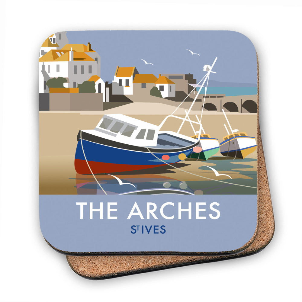 The Arches, St Ives MDF Coaster