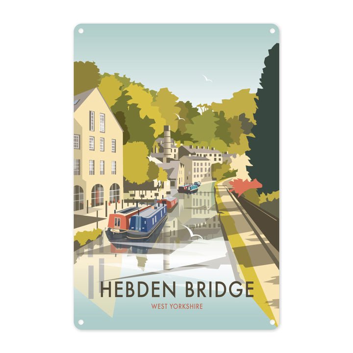 Hebden Bridge Metal Sign