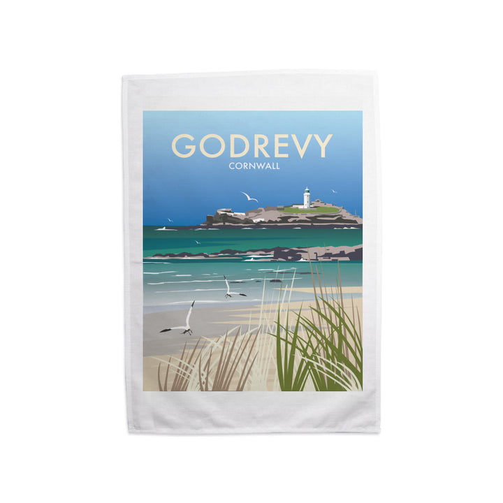 Godrevy, Cornwall Tea Towel