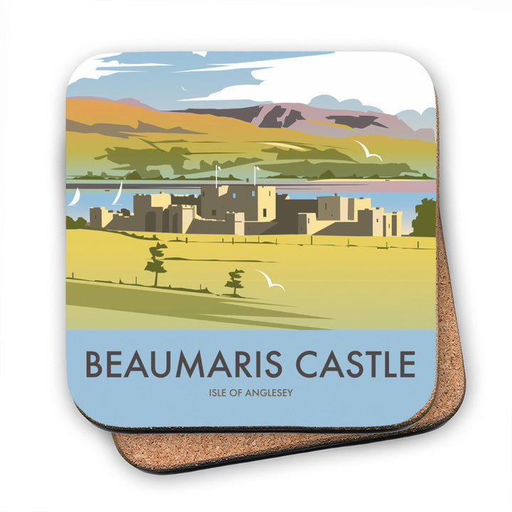 Beaumaris Castle MDF Coaster