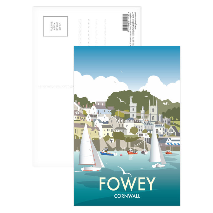 Fowey, Cornwall Postcard Pack