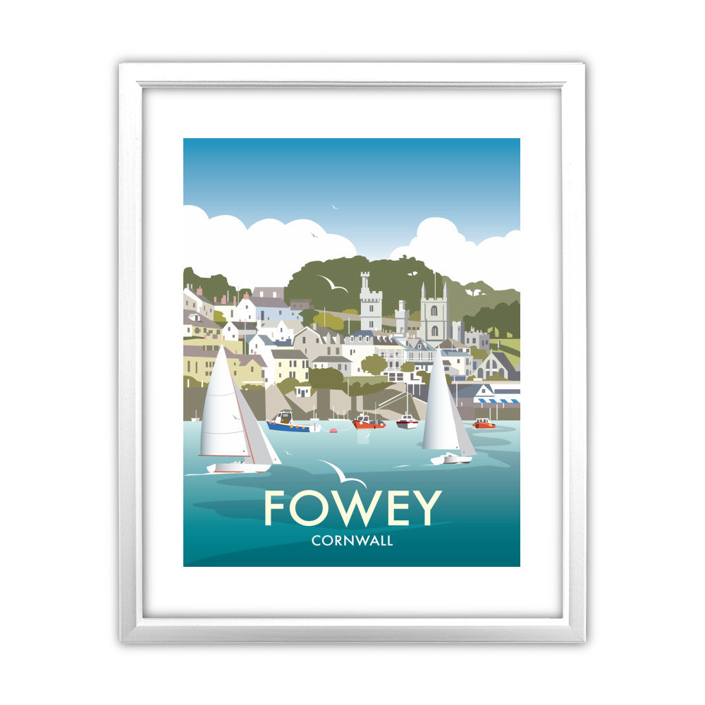 Fowey, Cornwall - Art Print
