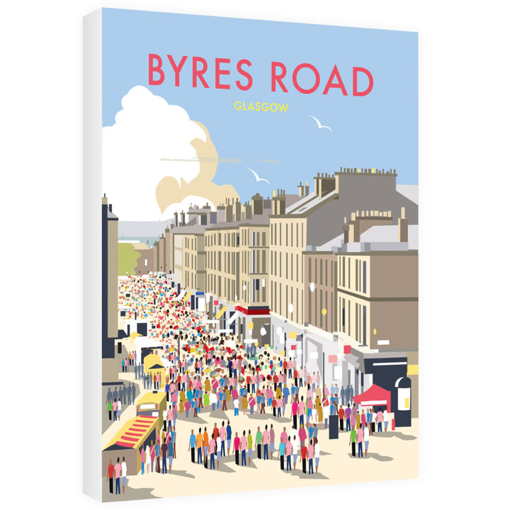 Byres Road, Glasgow 40cm x 60cm Canvas