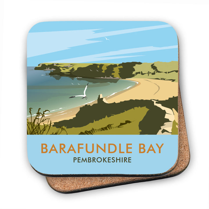 Barafundle Bay, Pembrokeshire MDF Coaster