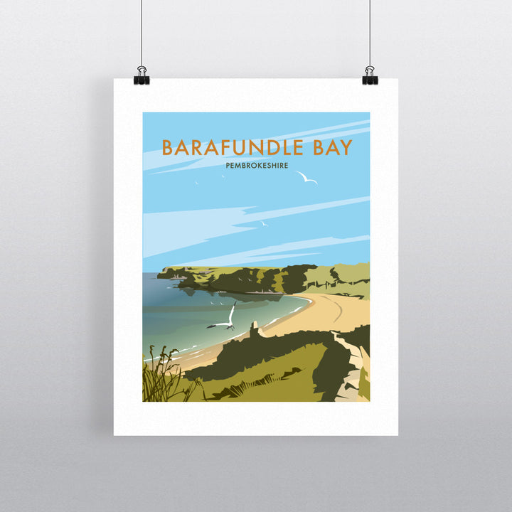 Barafundle Bay, Pembrokeshire 90x120cm Fine Art Print