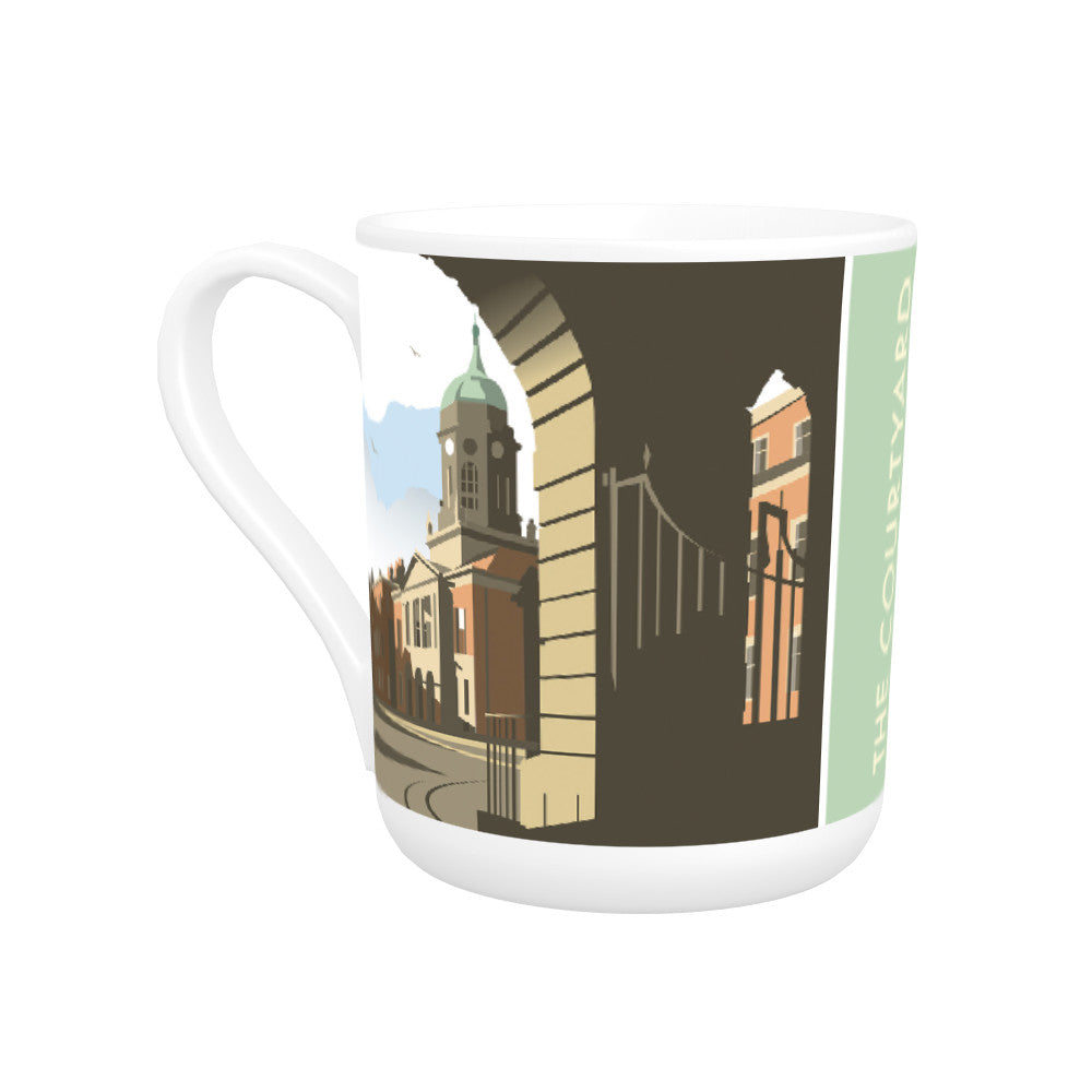 The Courtyard, Dublin Castle Bone China Mug