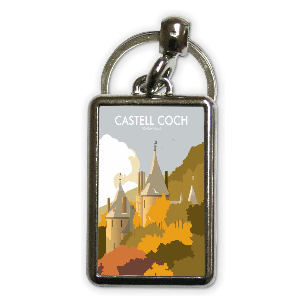 Castell Coch, Tongwynlais Metal Keyring