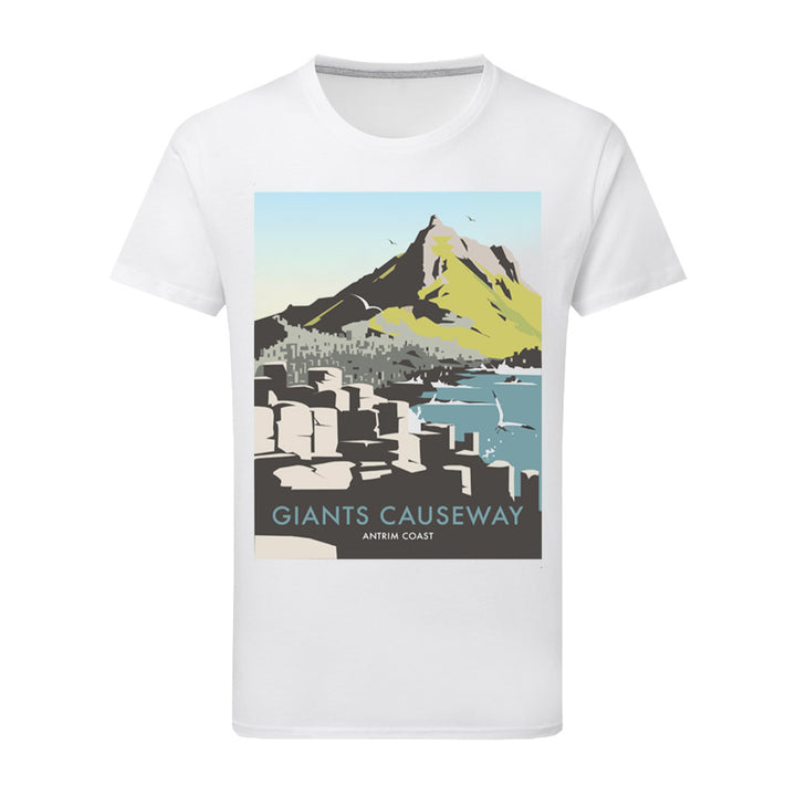 Giants Causeway, Antrim Coast T-Shirt by Dave Thompson