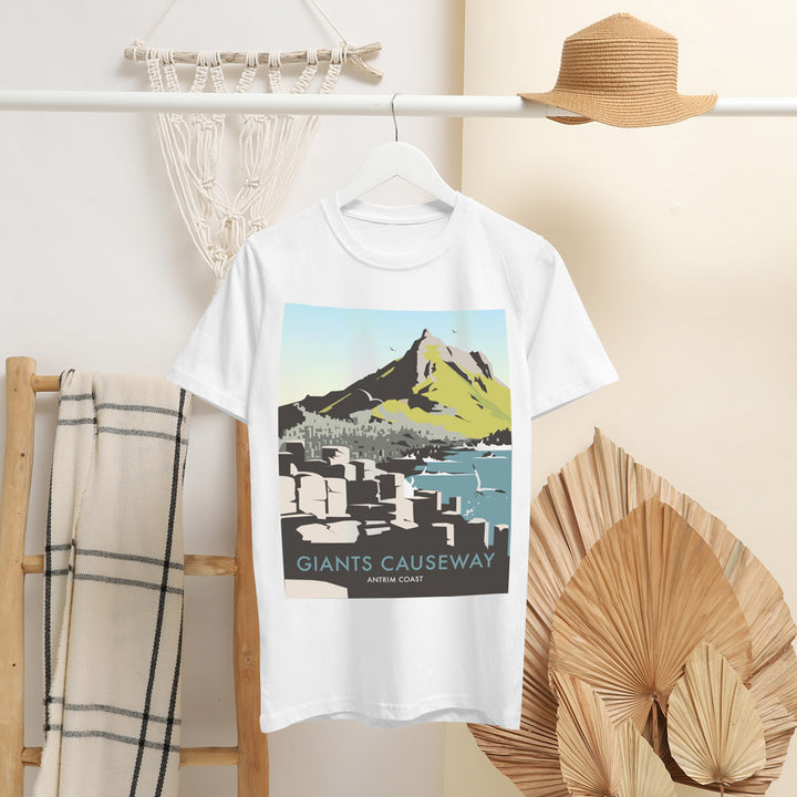 Giants Causeway, Antrim Coast T-Shirt by Dave Thompson