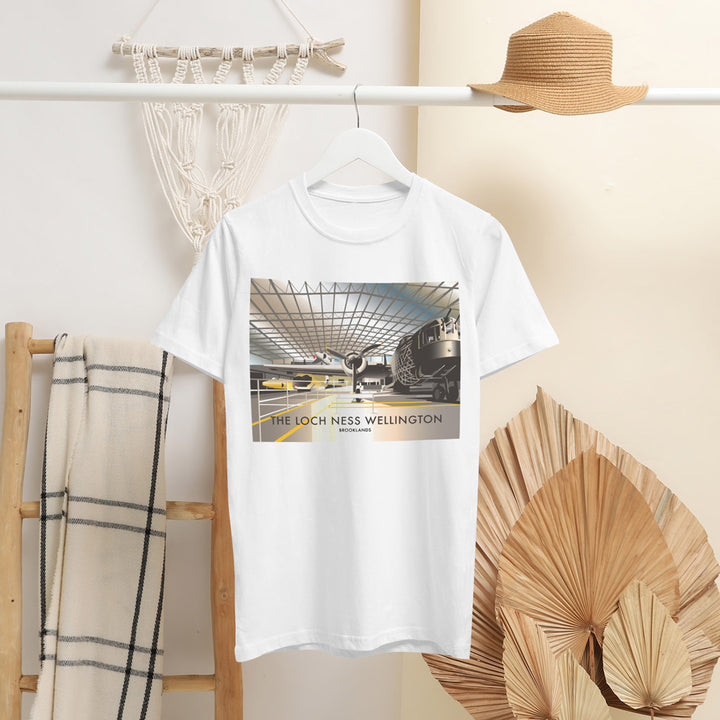 The Loch Ness Wellington, Brooklands T-Shirt by Dave Thompson