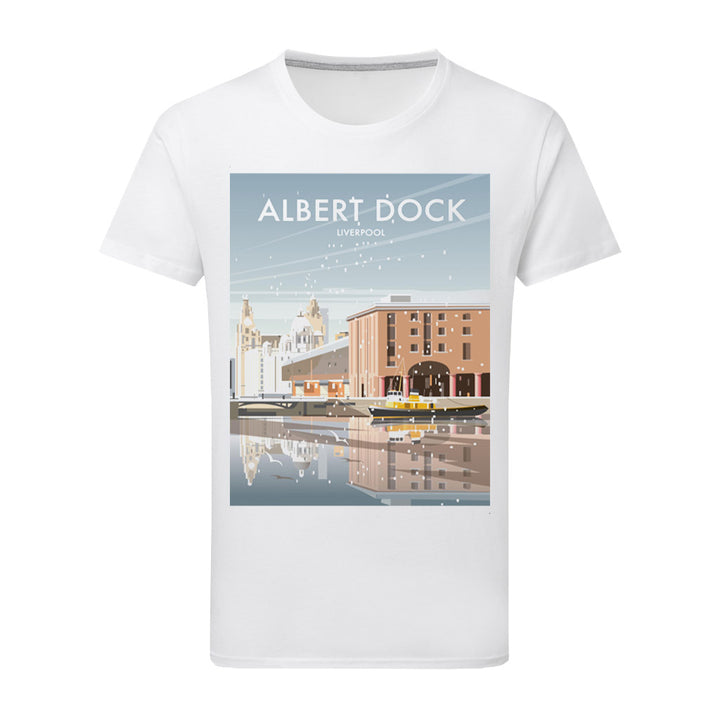 Albert Dock, Liverpool T-Shirt by Dave Thompson