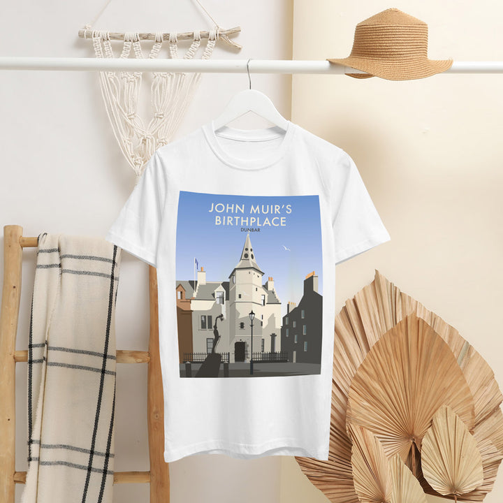 John Muir'S Birthplace, Dunbar T-Shirt by Dave Thompson