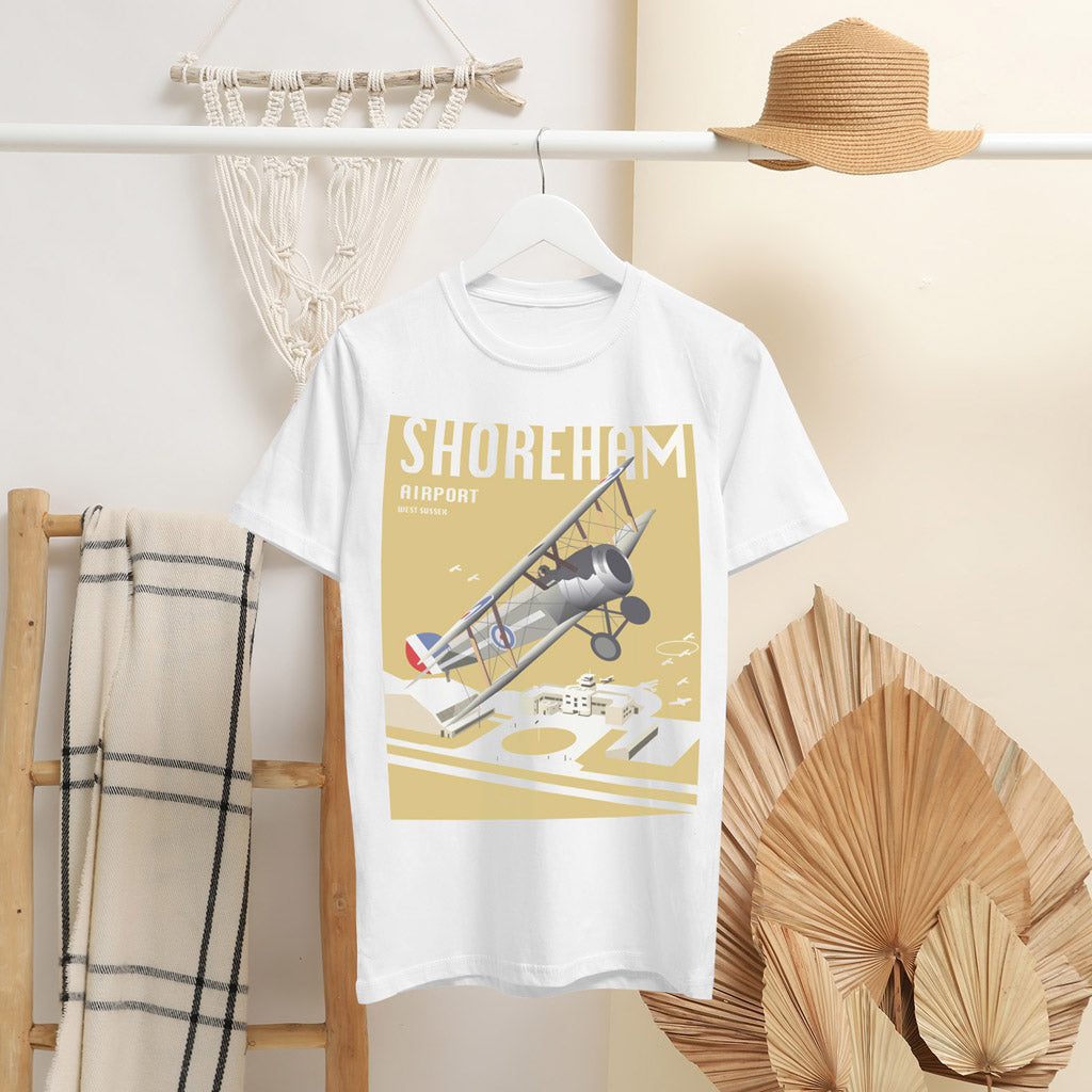 Shoreham Airport T-Shirt by Dave Thompson