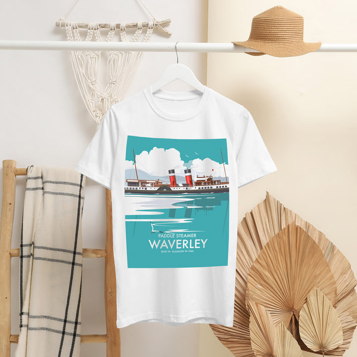 Waverley, Paddle Steamer, Glasgow T-Shirt by Dave Thompson