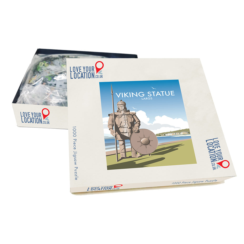 Viking Statue, Largs, Scotland 1000 piece Jigsaw Puzzle Love Your