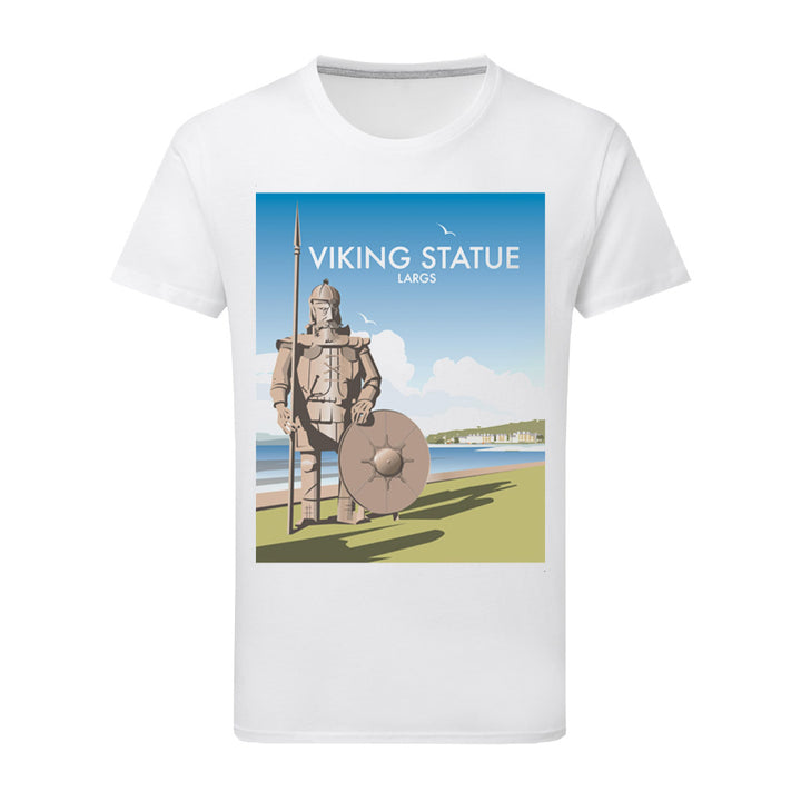 Viking Statue, Largs, Scotland T-Shirt by Dave Thompson