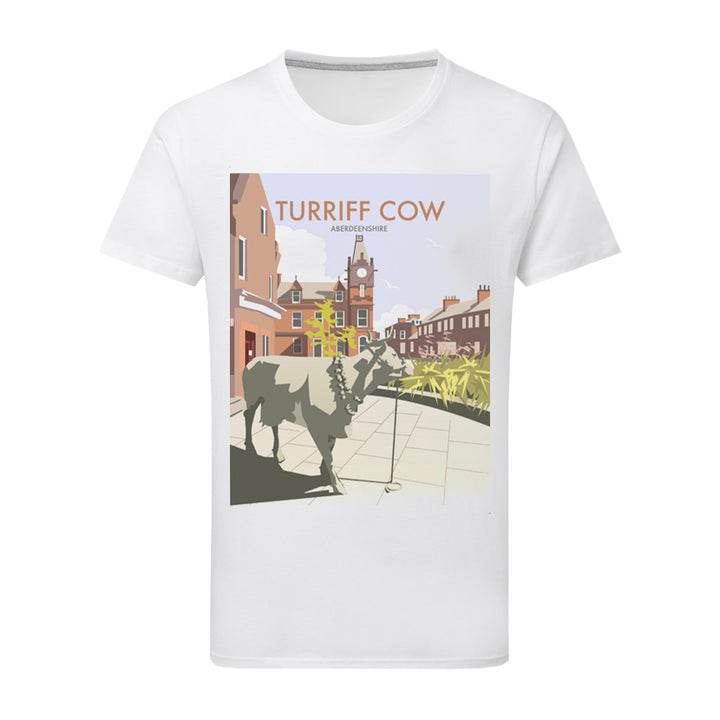 Turriff Cow, Aberdeenshire T-Shirt by Dave Thompson