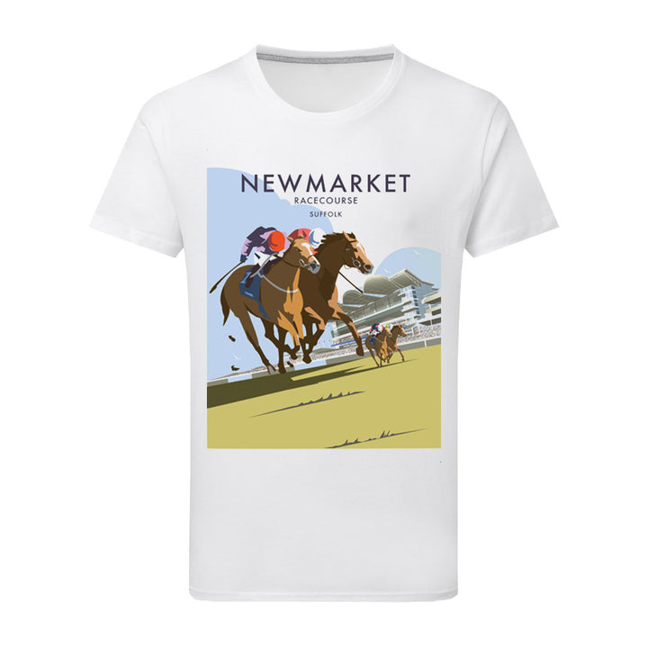 Newmarket Racecourse, Suffolk T-Shirt by Dave Thompson