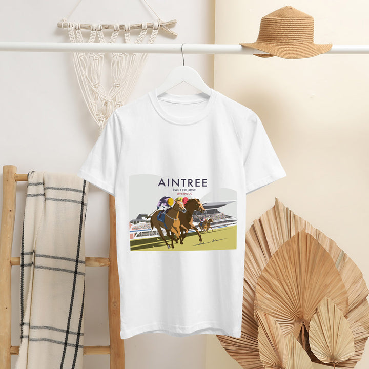Aintree Racecourse, Liverpool T-Shirt by Dave Thompson
