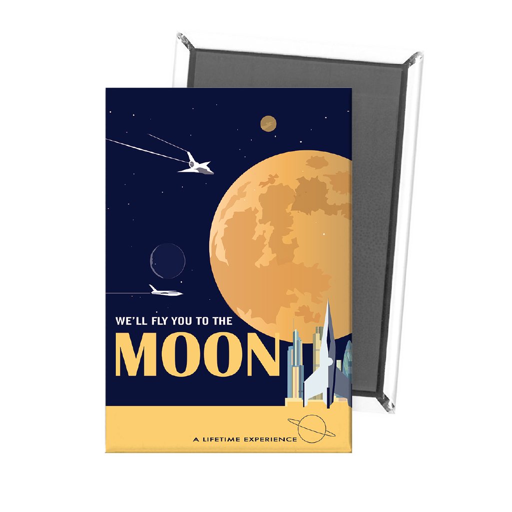 To the Moon - Magnet