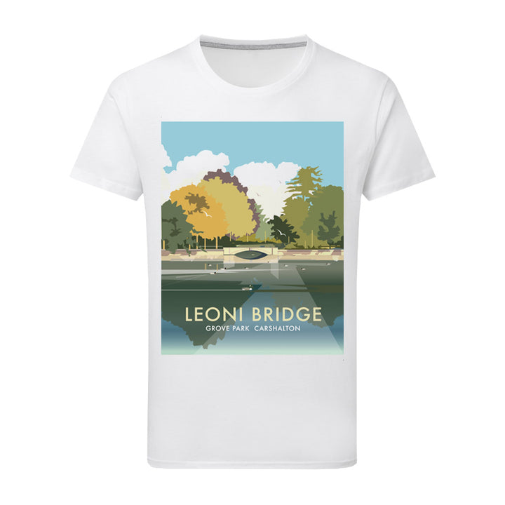 Leoni Bridge, Grove Park, Carshalton T-Shirt by Dave Thompson