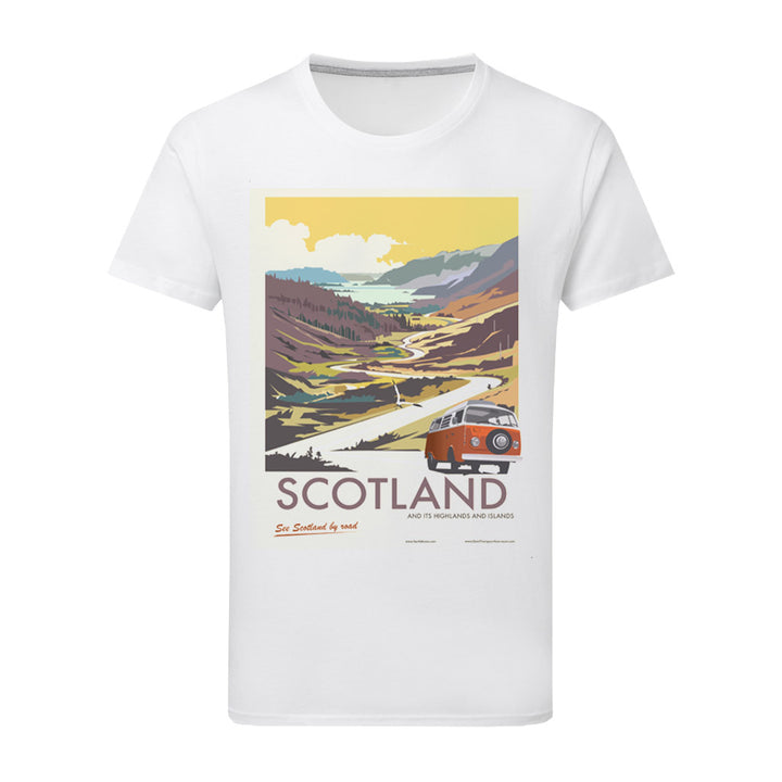 Scotland By Road 3 T-Shirt by Dave Thompson