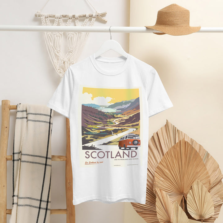 Scotland By Road 3 T-Shirt by Dave Thompson