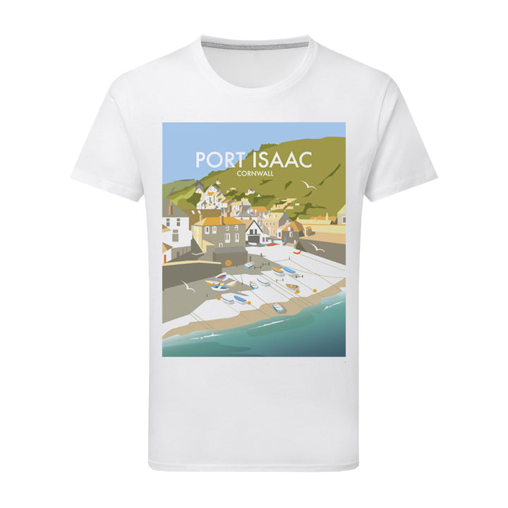 Port Isaac, Cornwall T-Shirt by Dave Thompson