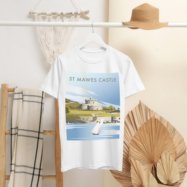 St Mawes Castle T-Shirt by Dave Thompson