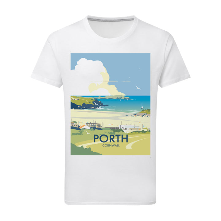 Porth, Cornwall T-Shirt by Dave Thompson