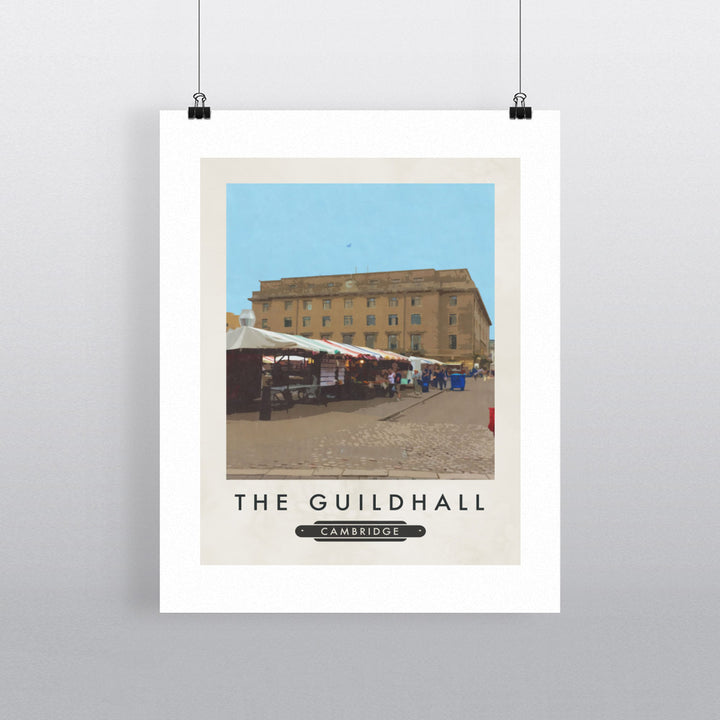 The Guildhall, Cambridge 90x120cm Fine Art Print