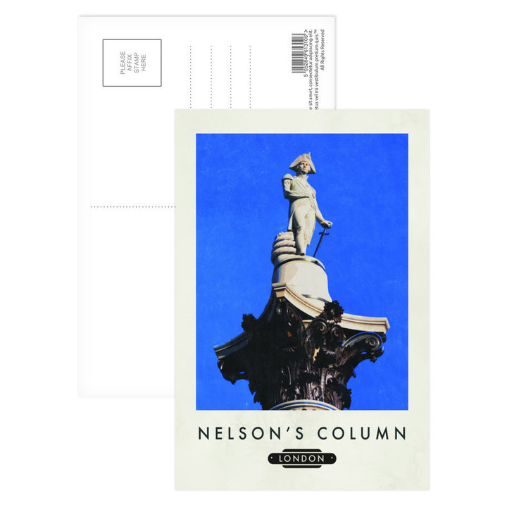 Nelsons Column, London Postcard Pack