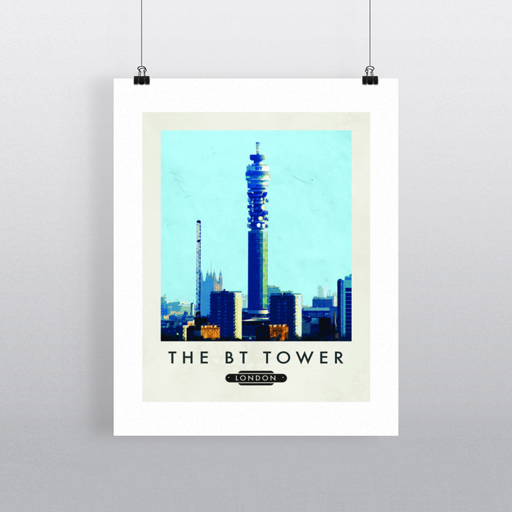 The BT Tower, London 90x120cm Fine Art Print
