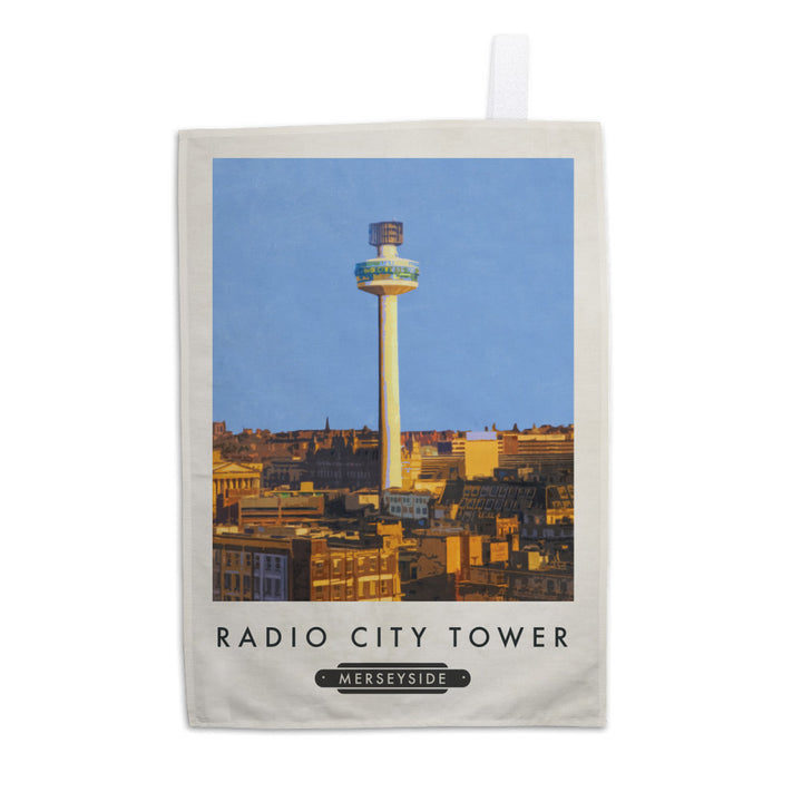 The Radio City Tower, Liverpool Tea Towel
