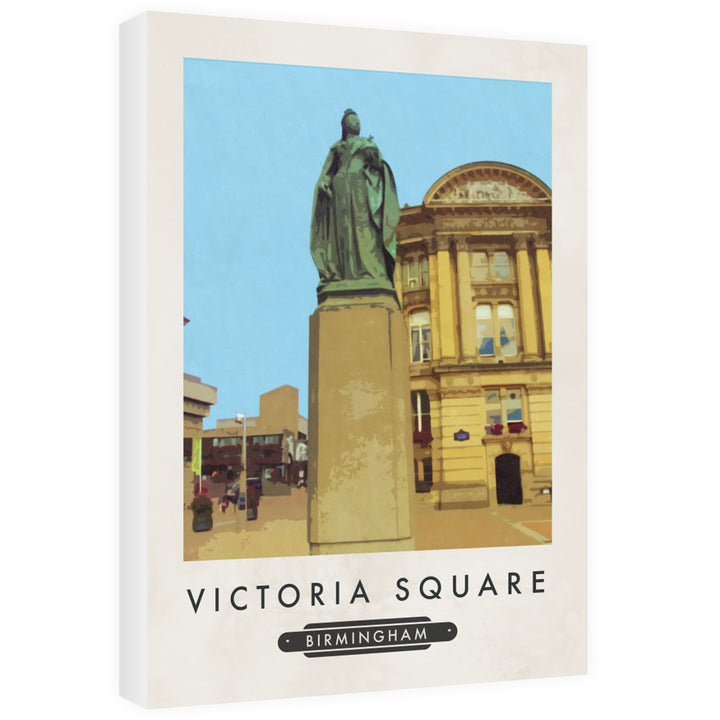 Victoria Square, Birmingham 60cm x 80cm Canvas