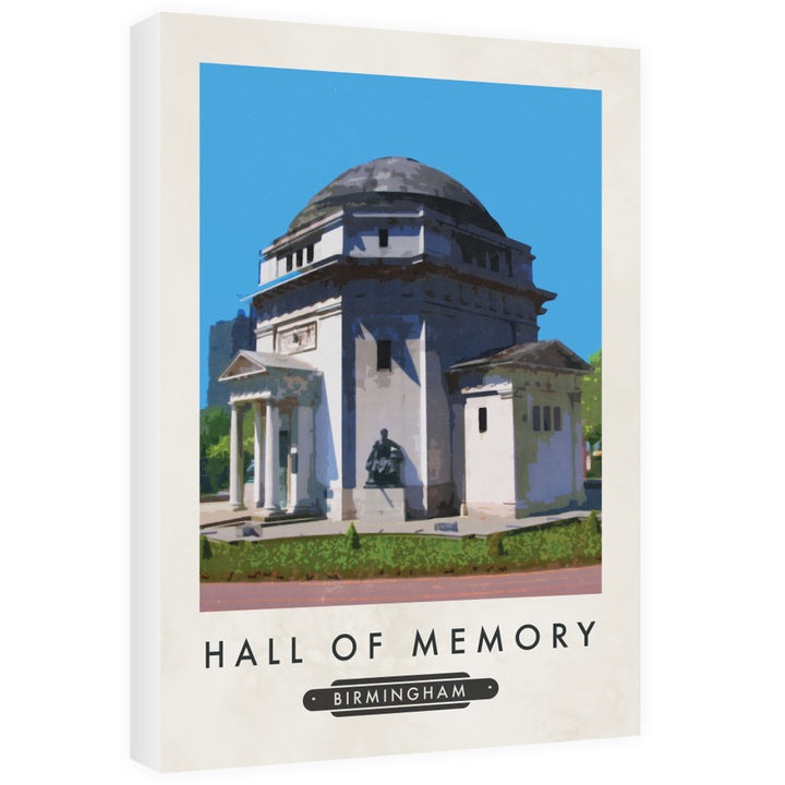 The Hall of Memory, Birmingham 60cm x 80cm Canvas