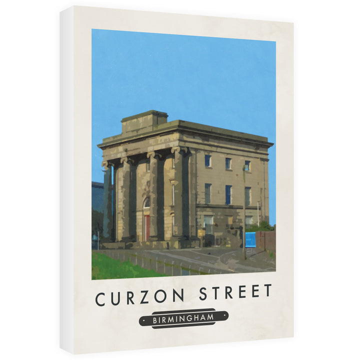 Curzon Street, Birmingham 60cm x 80cm Canvas