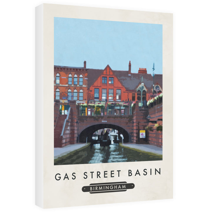 Gas Street Basin, Birmingham 60cm x 80cm Canvas