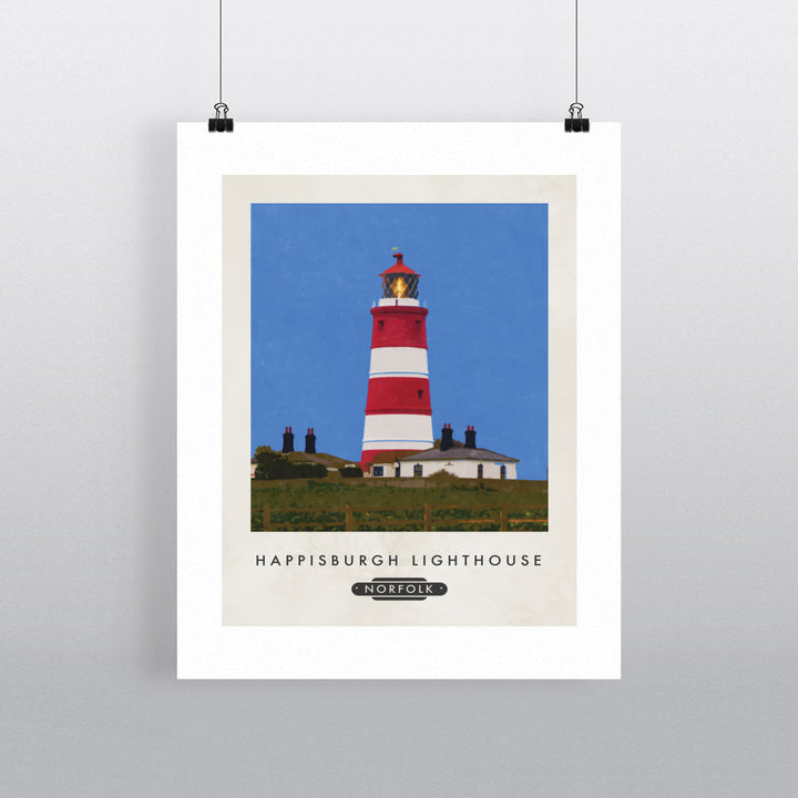 Happisburgh Lighthouse, Norfolk 90x120cm Fine Art Print