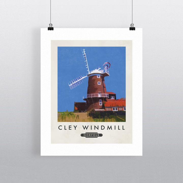 Cley Windmill, Norfolk 90x120cm Fine Art Print