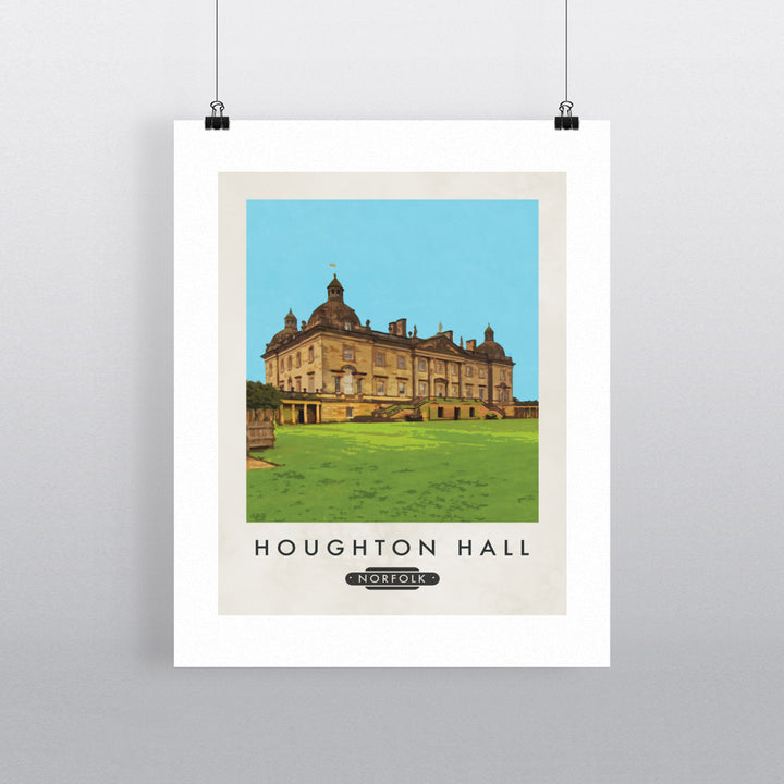 Houghton Hall, Norfolk 90x120cm Fine Art Print