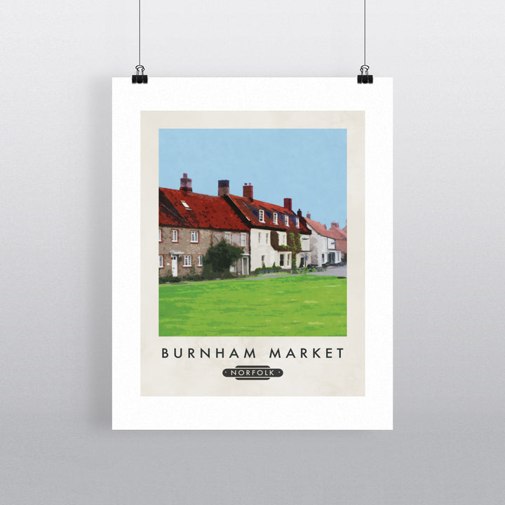 Burnham Market, Norfolk 90x120cm Fine Art Print