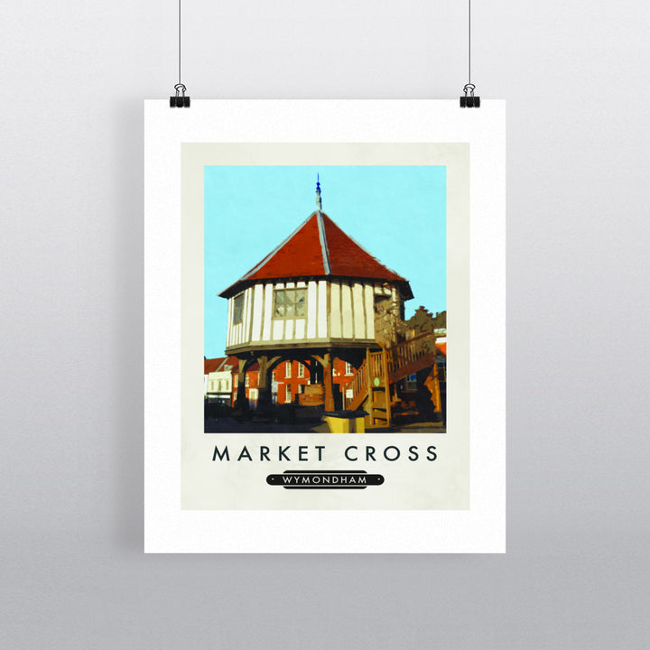 The Market Cross, Wymondham, Norfolk 90x120cm Fine Art Print