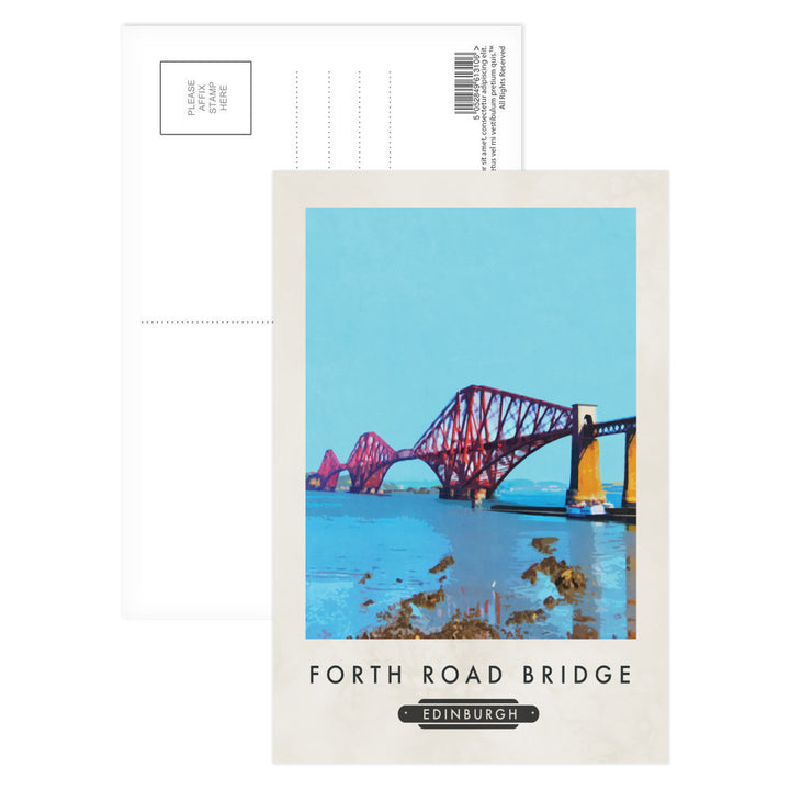 The Forth Road Bridge, Edinburgh, Scotland Postcard Pack