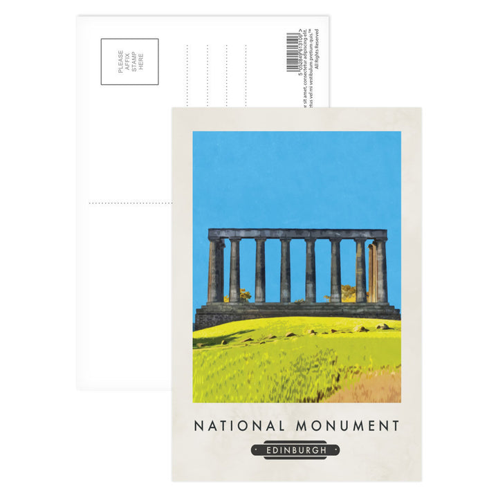 The National Monument, Edinburgh, Scotland Postcard Pack
