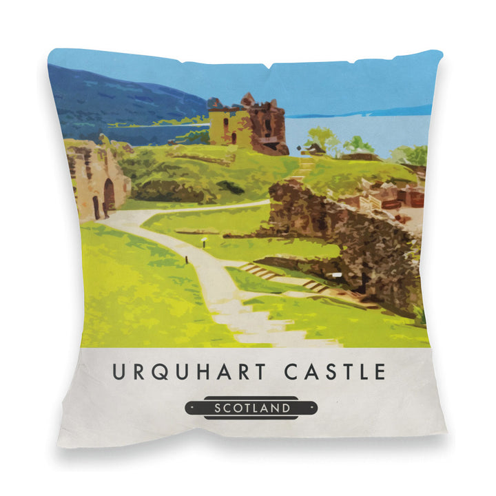 Urquhart Castle, Scotland Fibre Filled Cushion