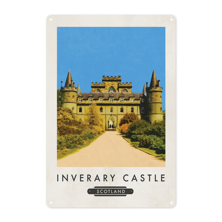 Inveraray Castle, Scotland Metal Sign