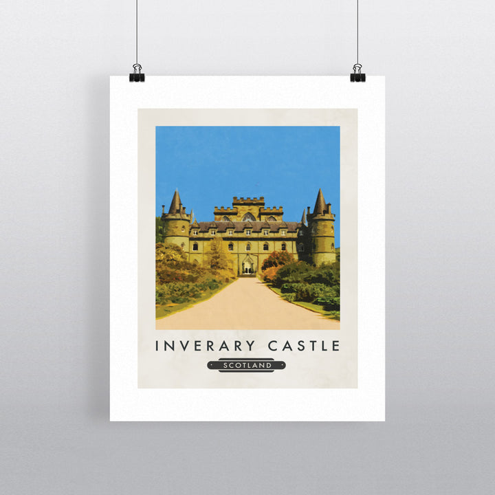 Inveraray Castle, Scotland 90x120cm Fine Art Print