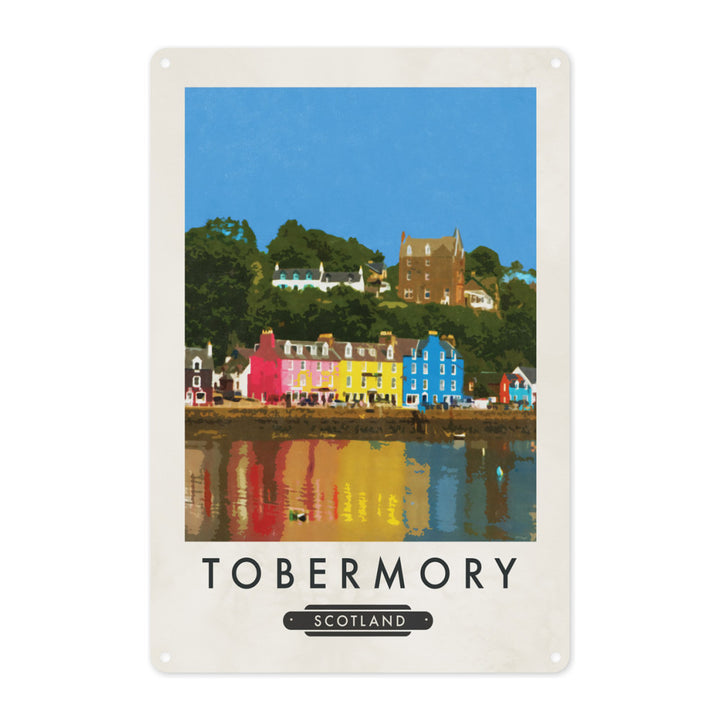 Tobermory, Scotland Metal Sign